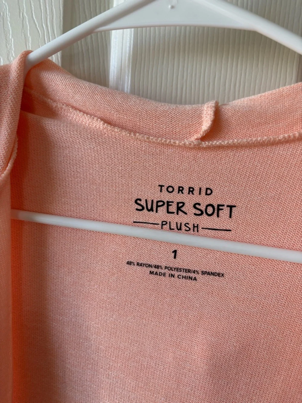 torrid Super Soft Plush Cardigan Open Front size 14/16 - Picture 7 of 8